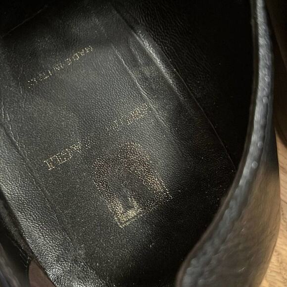 BRUNOMAGLI BLACK OXFORD LEATHER DRESS SHOES SIZE 15M‎ - Picture 3 of 8